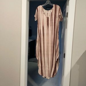 Tie dye maxi dress
